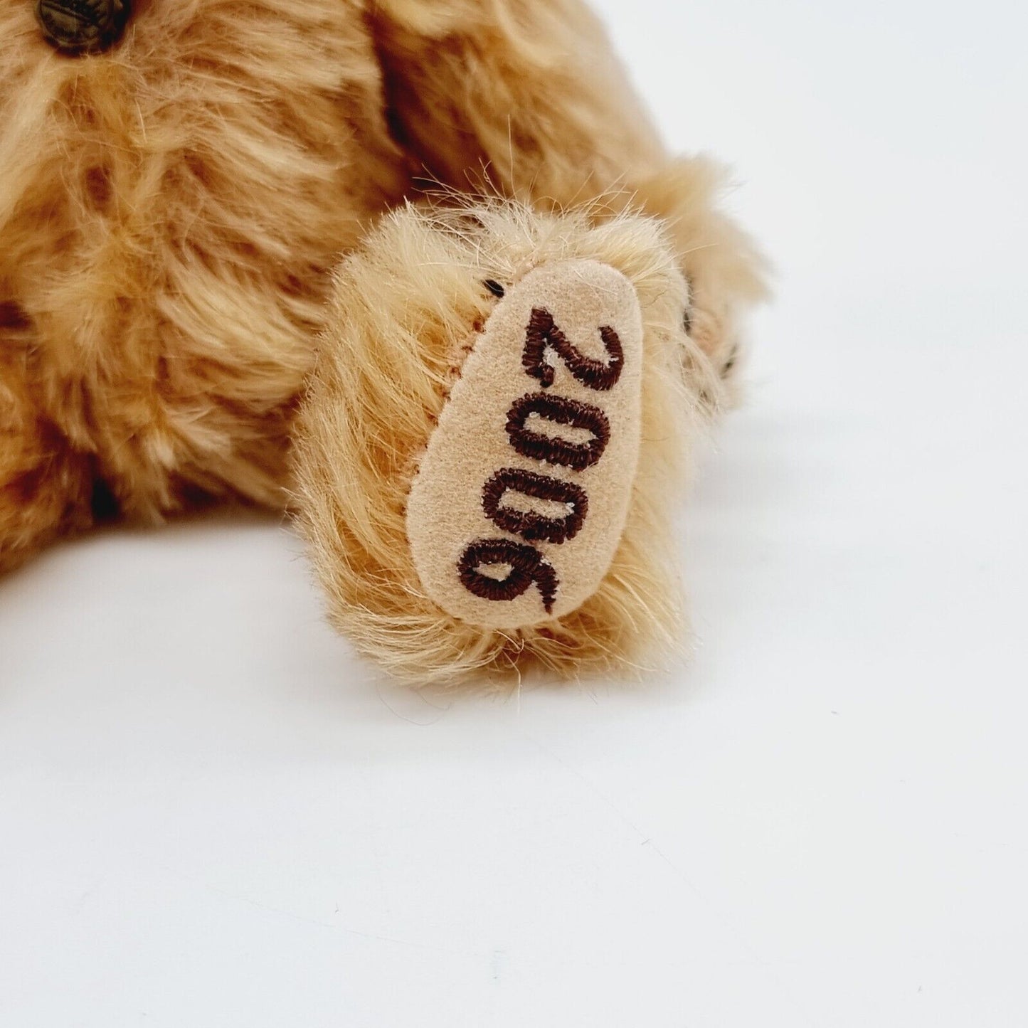 Hermann Coburg Miniatur Bär 2006 mit Glöckchen 13 cm Mohair
