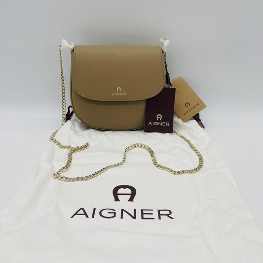BLACK FRIDAY Aigner Ava Designer Tasche Cappuccino, Umhängetasche