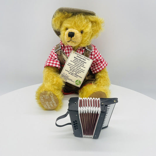 Hermann Coburg Teddybär Oktoberfest Wiesn-Musikant limitiert 100 35cm