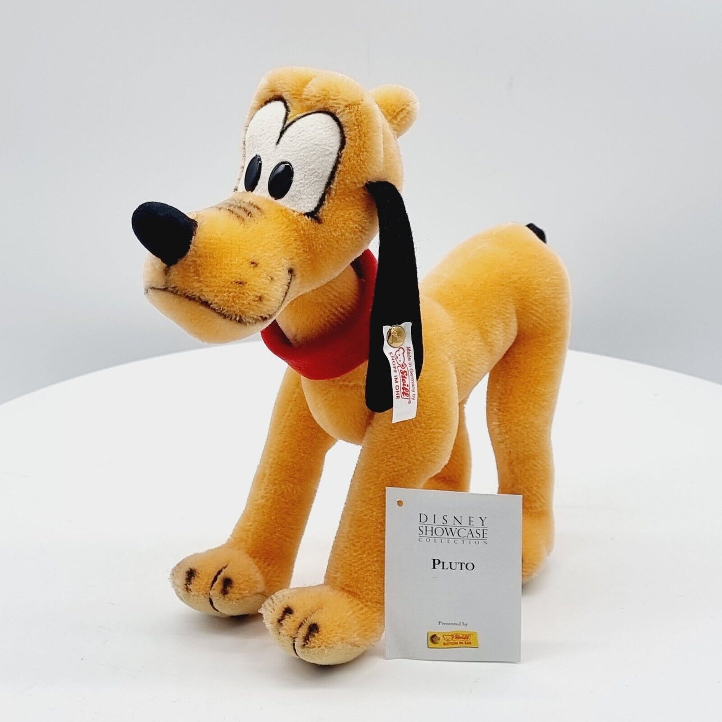 Steiff 651809 Disney Showcase Pluto limitiert 5000 aus 2001 27 cm Mohair