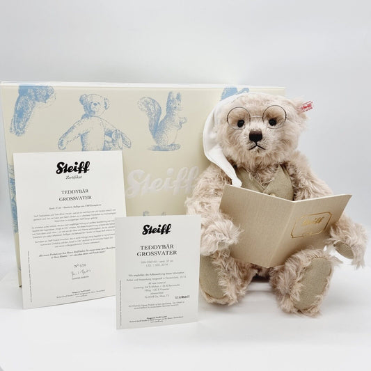 Steiff 034169 Teddybär Großvater 37 cm limitiert auf 1500 Exemplare Jahr 2014