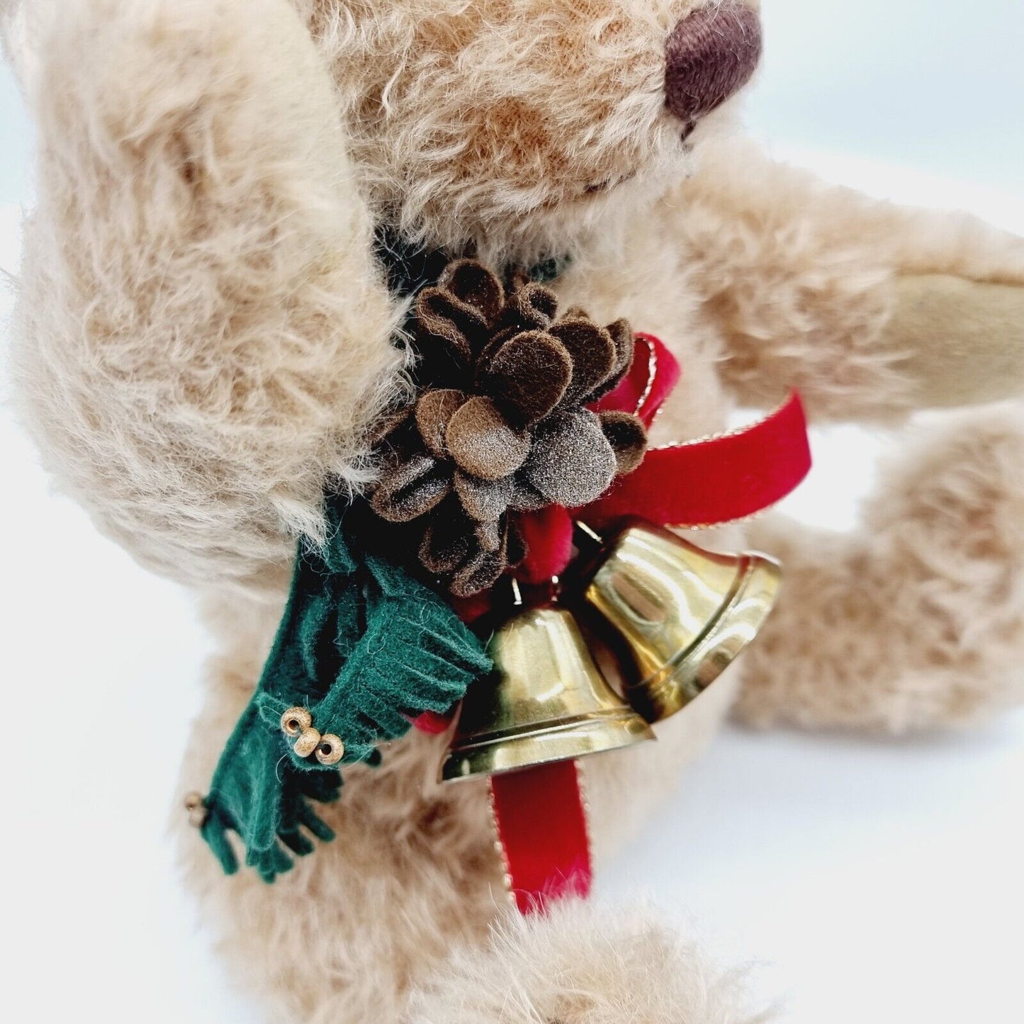 Steiff 034275 Teddybär Kiefer Weihnachten limitiert 1500 aus 2014 30 cm Mohair