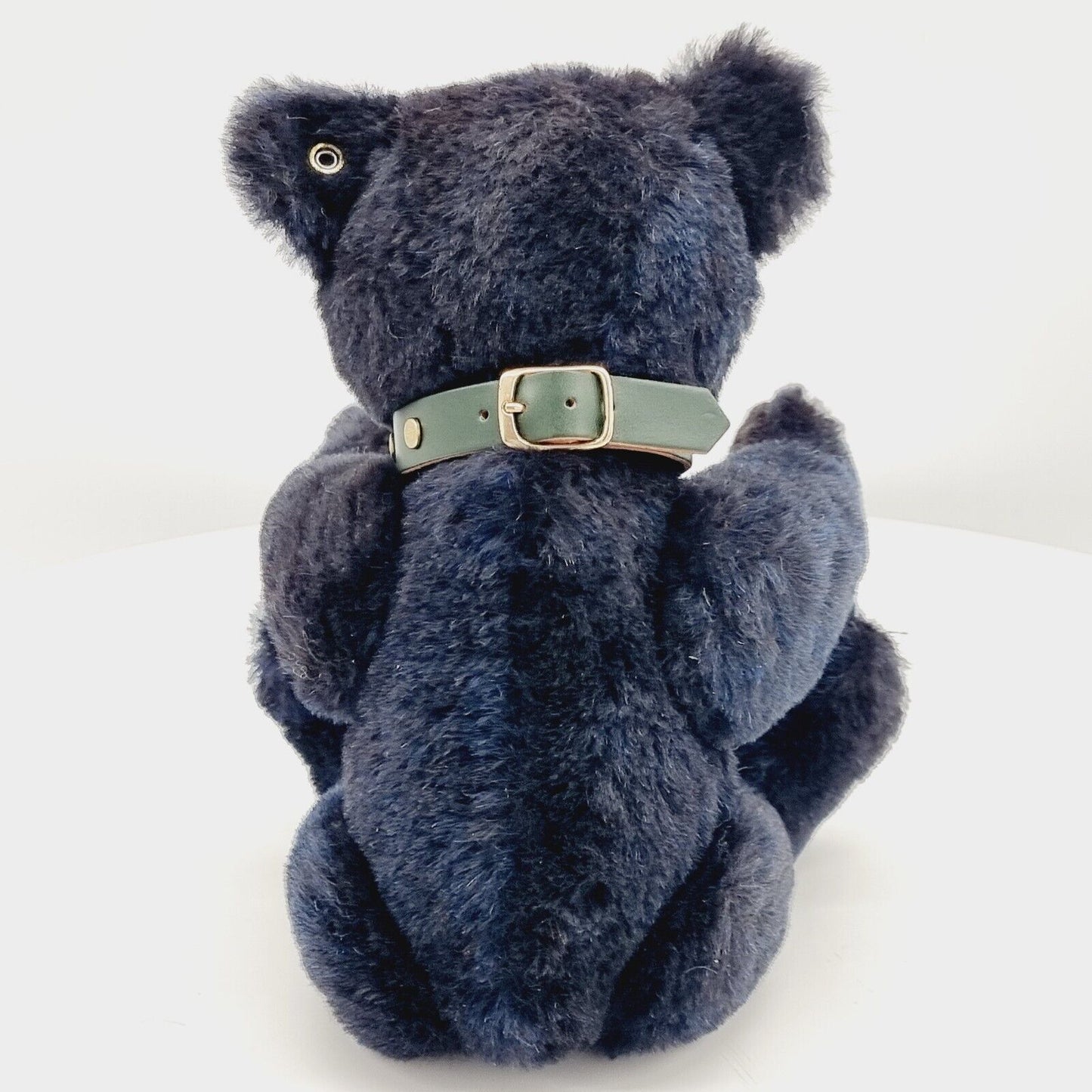 Steiff 038280 Teddybär mit Halsband blau limitiert 2007 aus 2007 32 cm Mohair