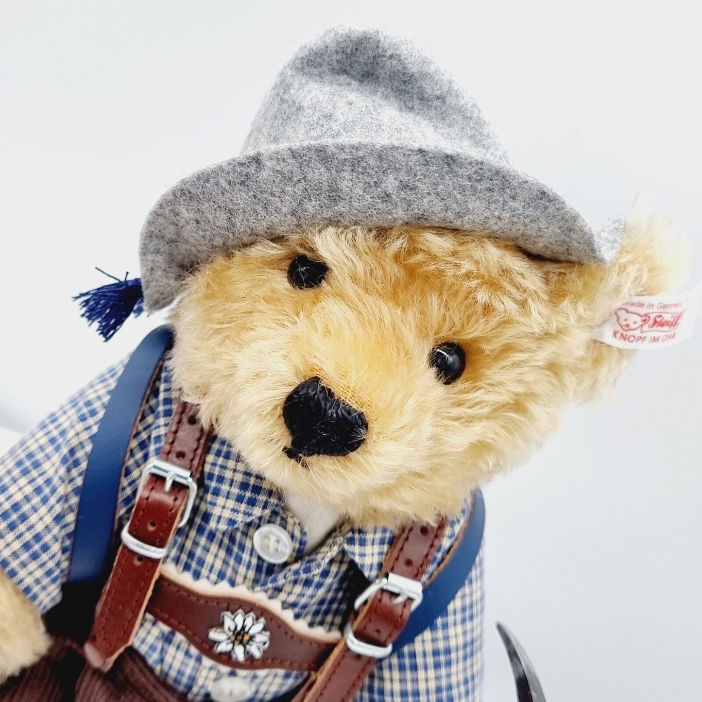 Steiff 670787 Teddybär Bergsteiger blond 29 cm limitiert 2000 Jahr 2001