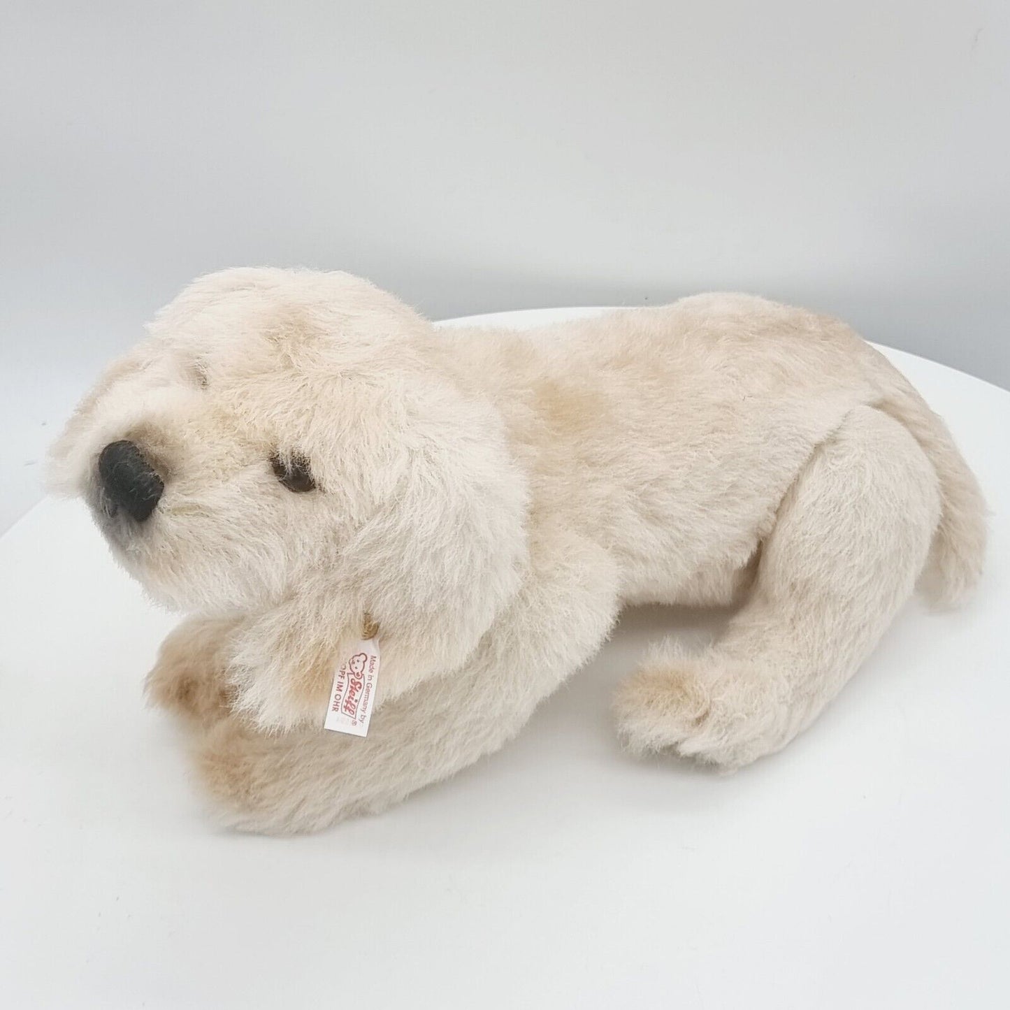 Steiff 038594 Lumpi Golden Retriever Masterpiece Hund Welpe 35 cm Alpaca