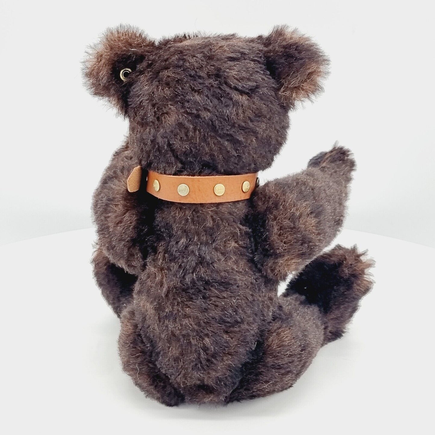 Steiff 038266 Teddybär mit Halsband braun limitiert 2006 32 cm Mohair