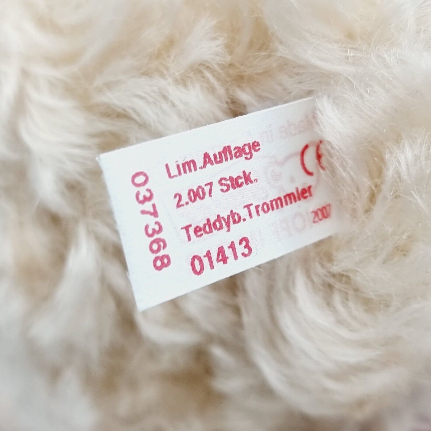 Steiff 037368 Teddybär Trommler limitiert 2007 aus 2007 30cm aus Mohair
