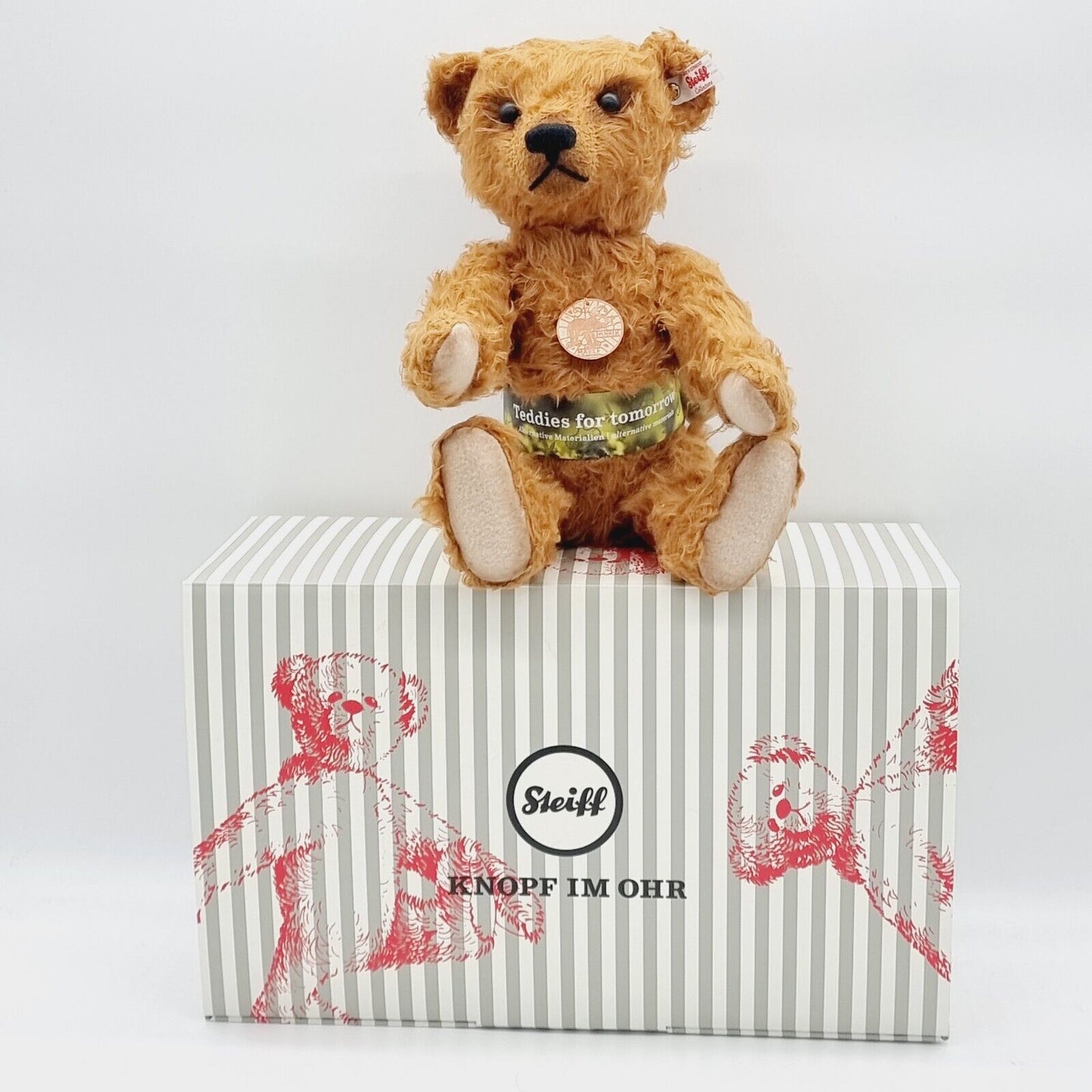 Steiff Teddybär Linus 006104 Teddies for tomorrow 35 cm limitiert 2020 Sammler