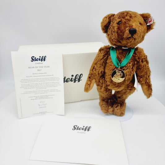 Steiff Danbury Mint 690112 Teddybär Year Bear 2017 limitiert 2017 30 cm Mohair