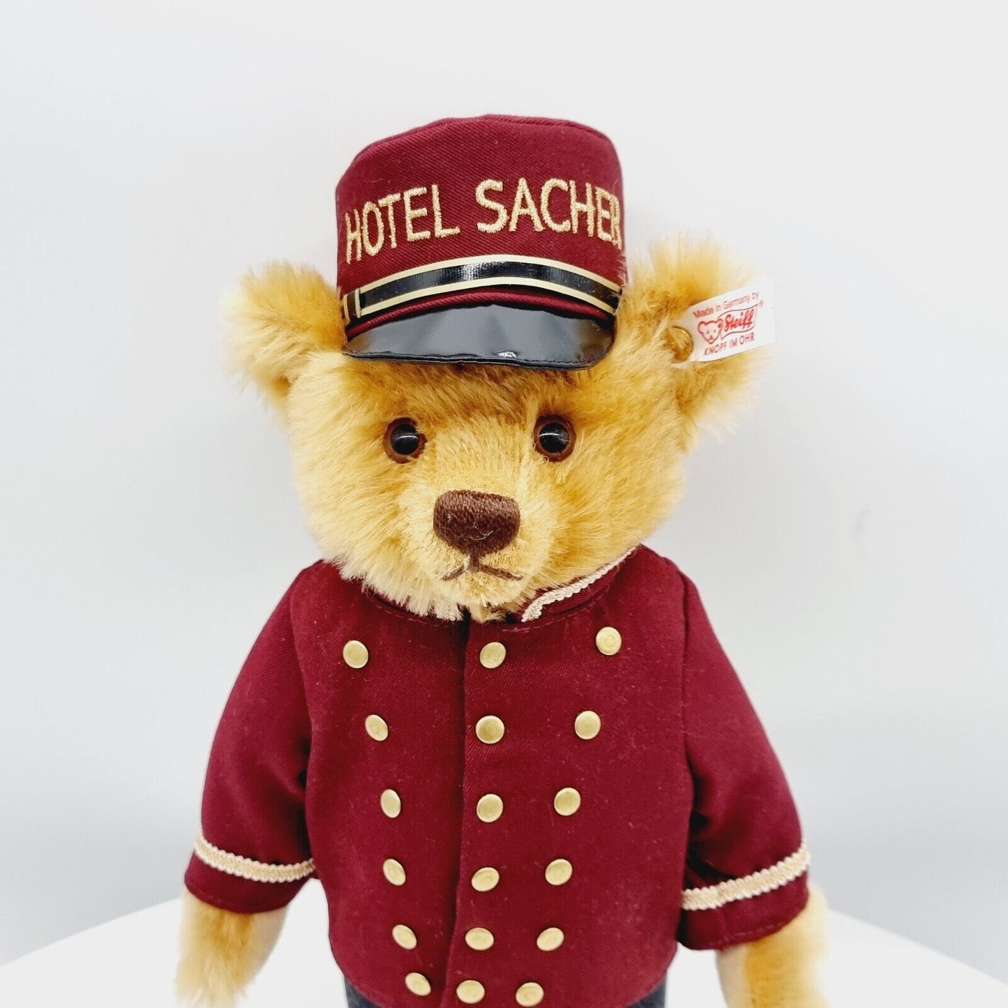 Steiff 660603 Teddybär Sacher limitiert 1500 aus 2001 32 cm Mohair