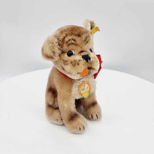 Steiff 4010/22 Mopsy Hund 22 cm 1968 - 1977 sitzend