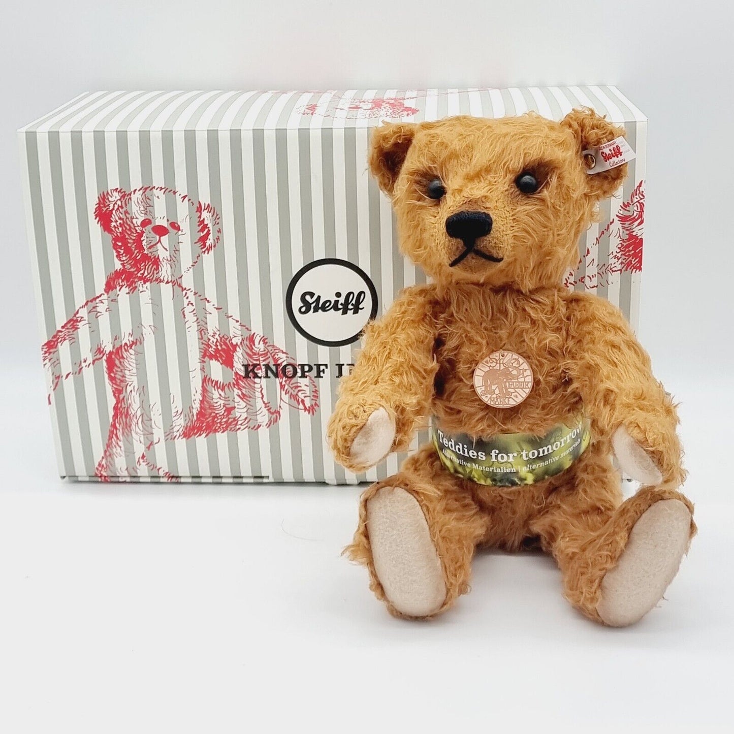 Steiff Teddybär Linus 006104 Teddies for tomorrow 35 cm limitiert 2020 Sammler