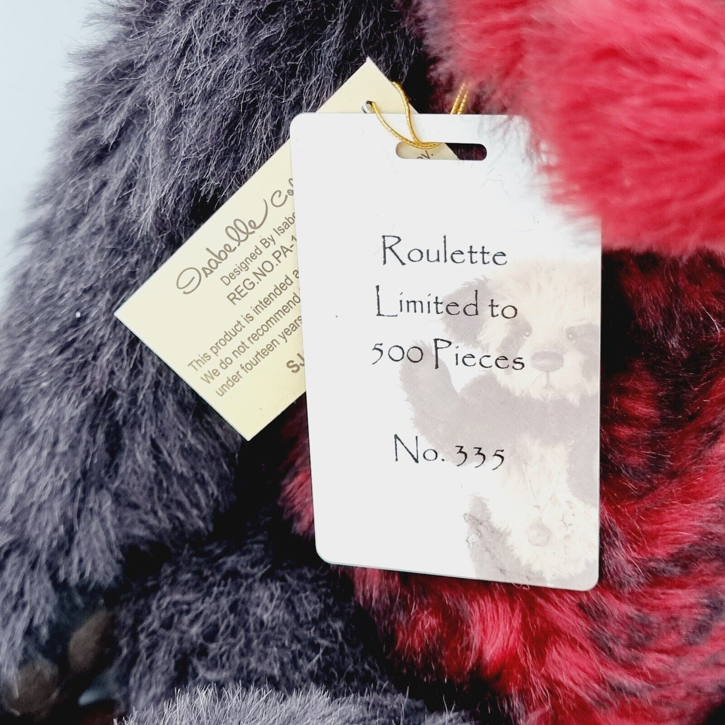 Charlie Bears SJ5037 Teddybär Roulette Isabelle Lee Collection limitiert 500