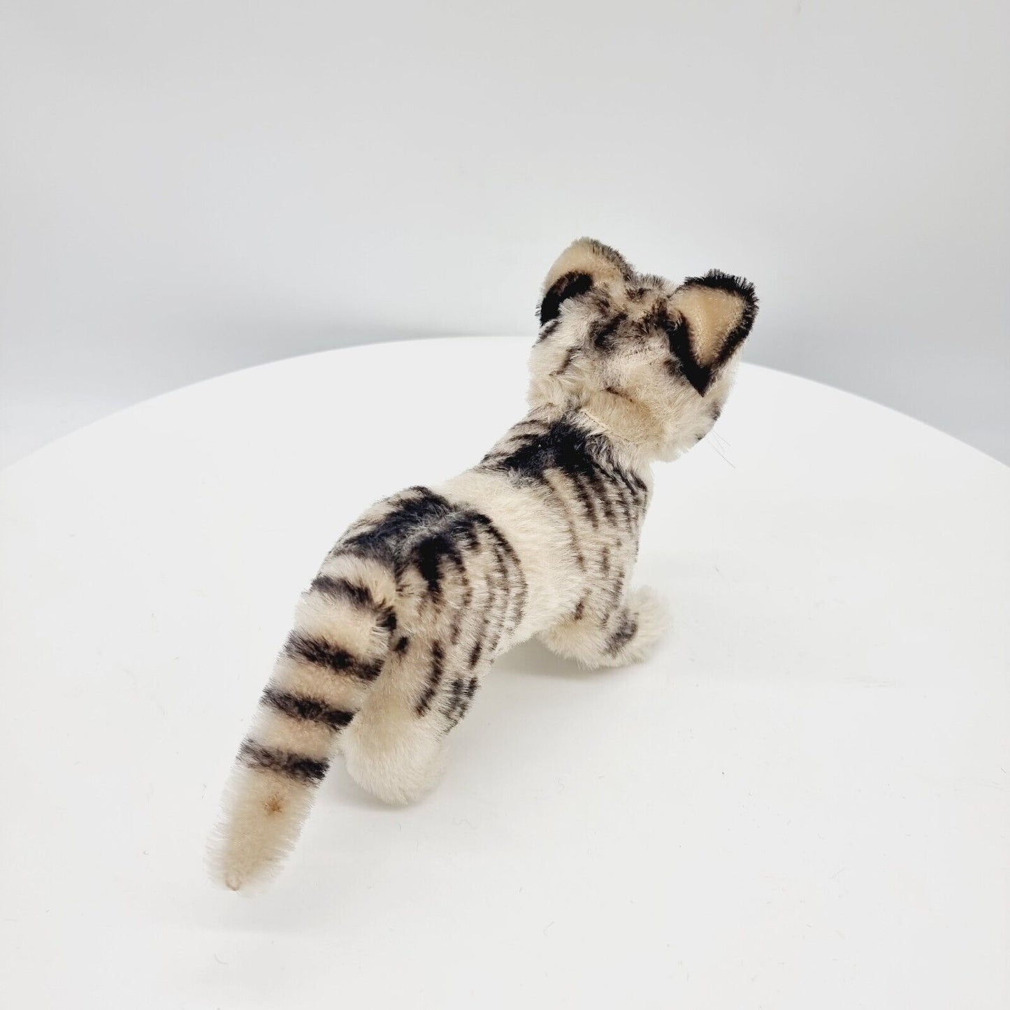 Steiff Katze Tabby 17 cm stehend grau gestromelt