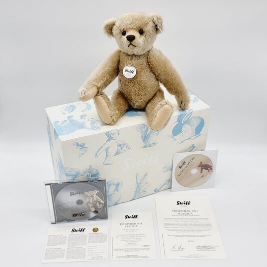 Steiff Teddybär Replica 1911 EAN 421174 limitiert 32 cm 2011 Zertifikat OVP