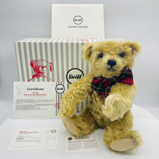 Steiff TeddybärScout the Backpack Bear 683770 limitiert 750 aus 2020 42cm