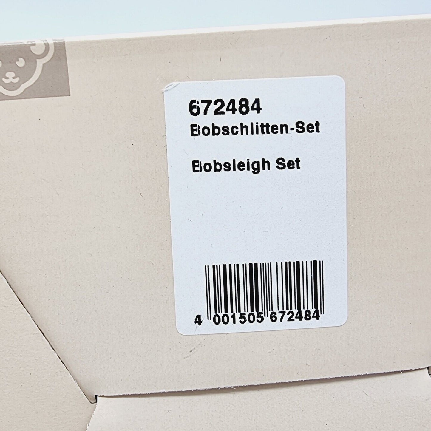 Steiff Bobschlitten Set 672484 limitiert 1500 aus 2007 10cm