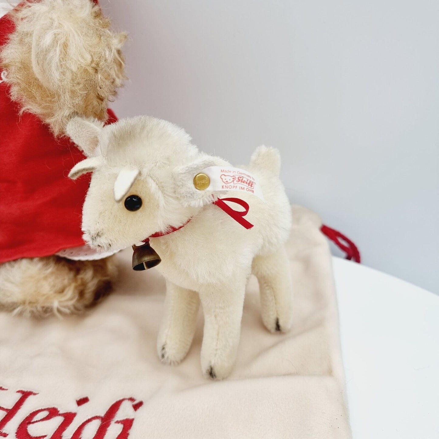 Steiff 660788 Teddybär Heidi mit Zicklein limitiert 1500 aus 2002 28 cm