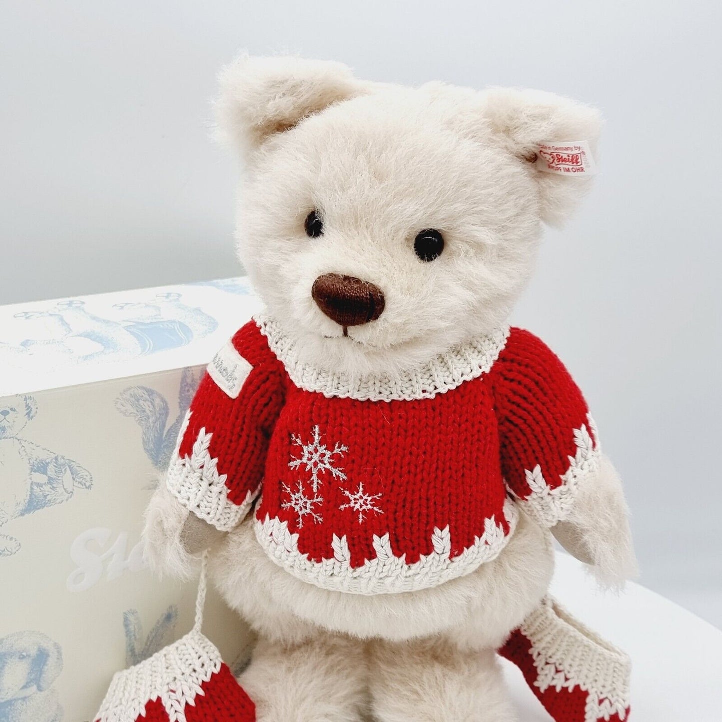 Steiff 663055 Teddybär Oscar für Harrods limitiert 1500 aus 2008 Alpaca  32 cm