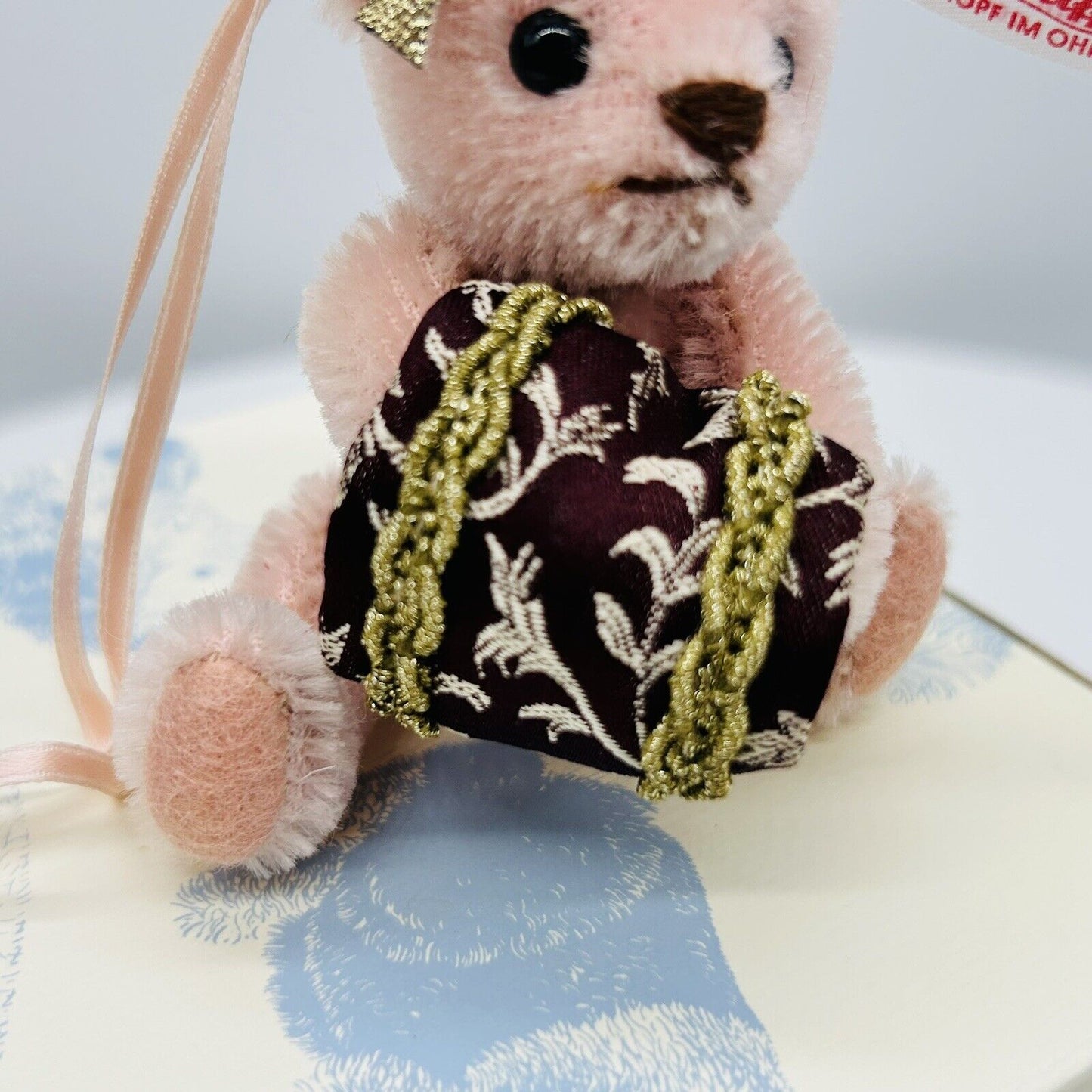 Steiff 034831 Ornament Teddybär Emma limitiert 2000 aus 2013 10 cm Mohair