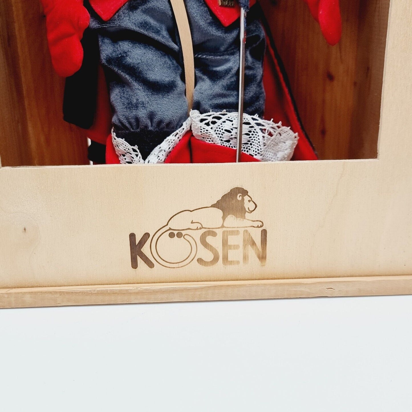 Kösen Märchenwelt Musketier rot Webfell 40 cm Webpelz