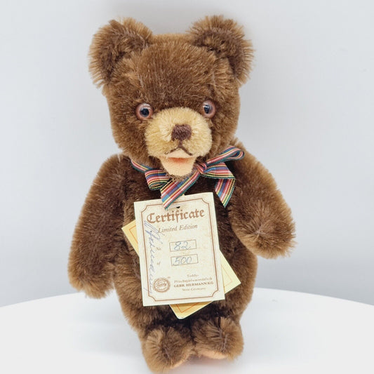 Teddy-Hermann Teddybär braun 18 cm limitiert auf 500 Stück