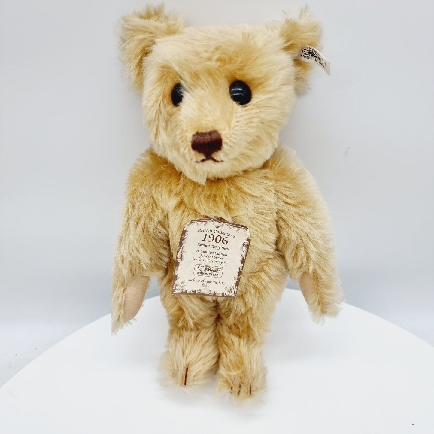 Steiff 406096 British Collectors 1906 Replica Teddybär 33 cm