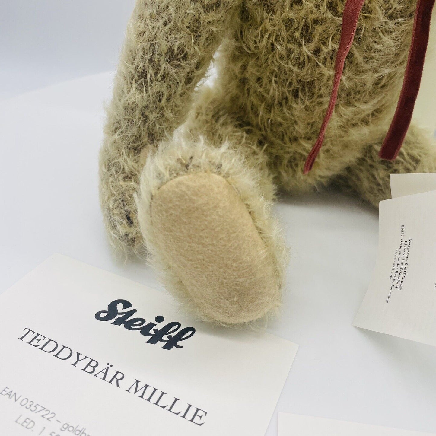 Steiff Teddybär Millie limitiert 1500 aus 2012 30cm Mohair