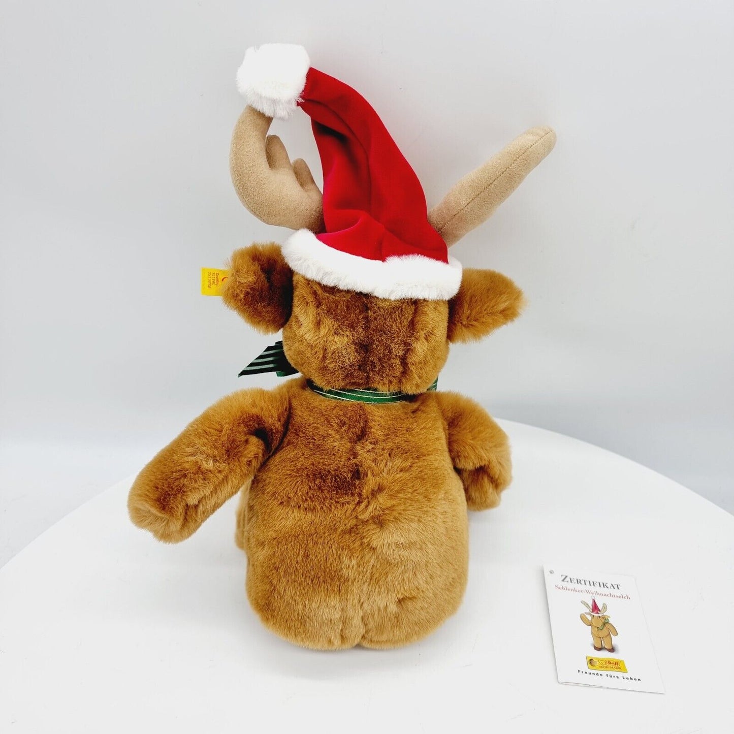 Steiff 670411 Schlenker-Weihnachtselch 32 cm mit Mütze