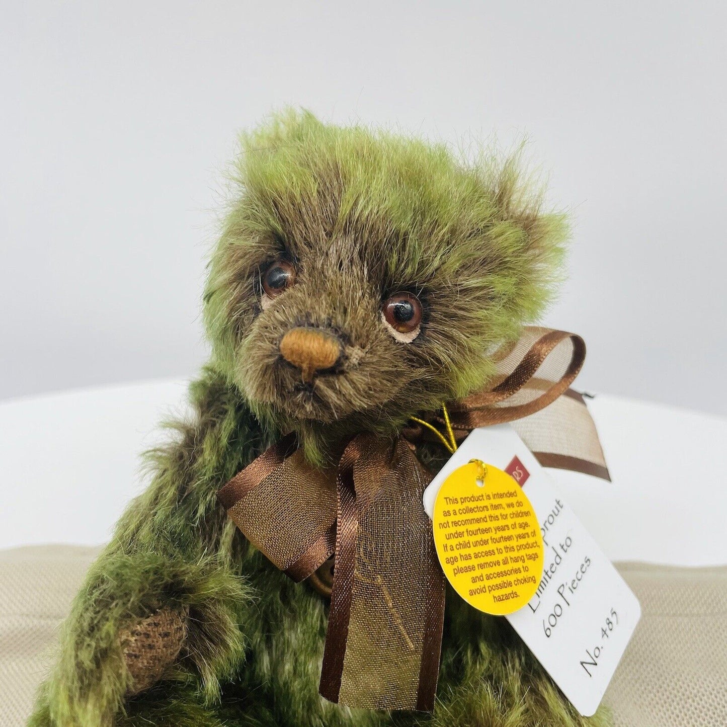 Charlie Bears Teddybär Bean Sprout MM195830B Minimo Collection 15cm Mohair