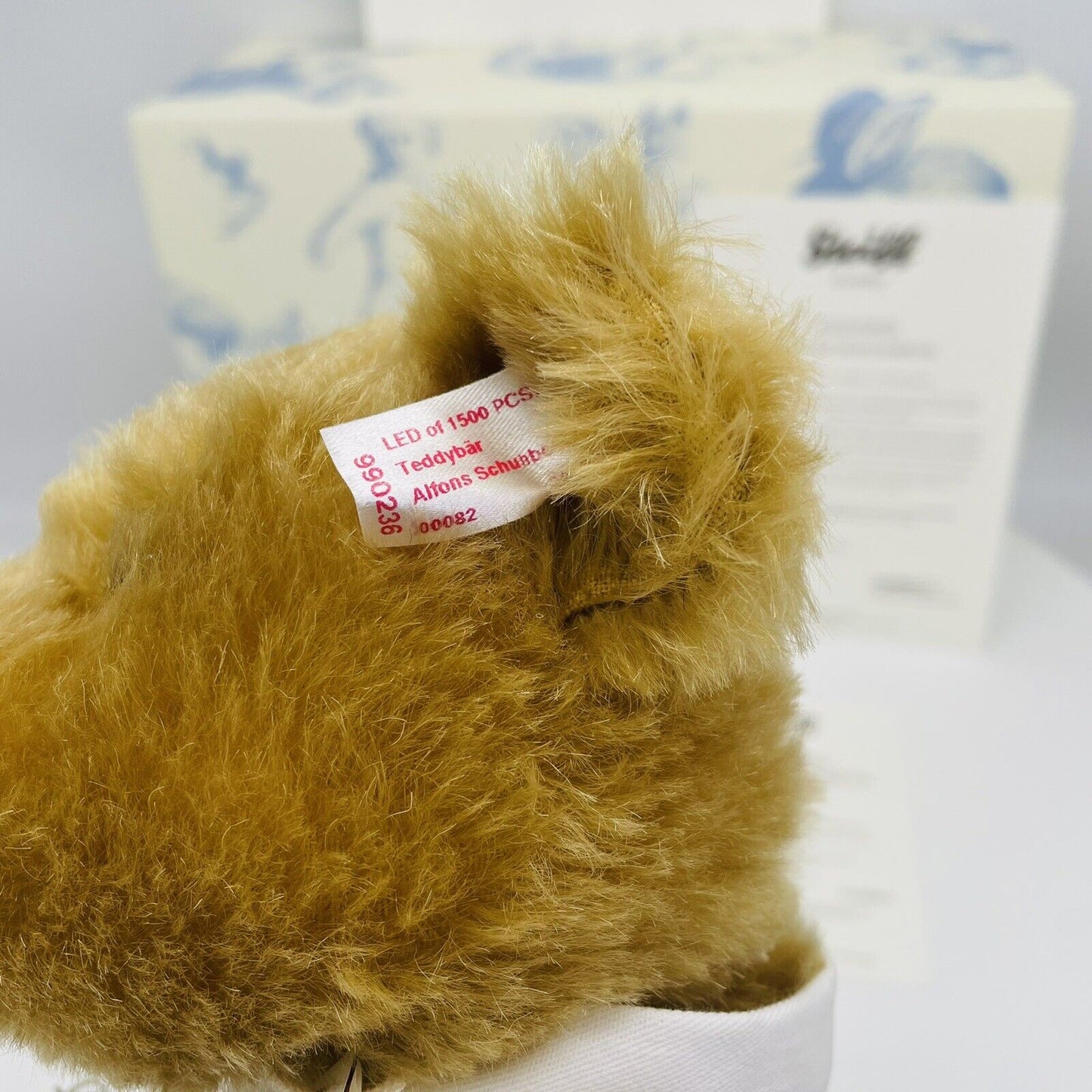 Steiff 990236 Teddybär Alfons Schuhbeck limitiert 1500 aus 2013 32 cm Mohair