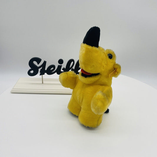 Steiff Nase vorn Hörnchen Nashorn gelb 7504/20 27cm