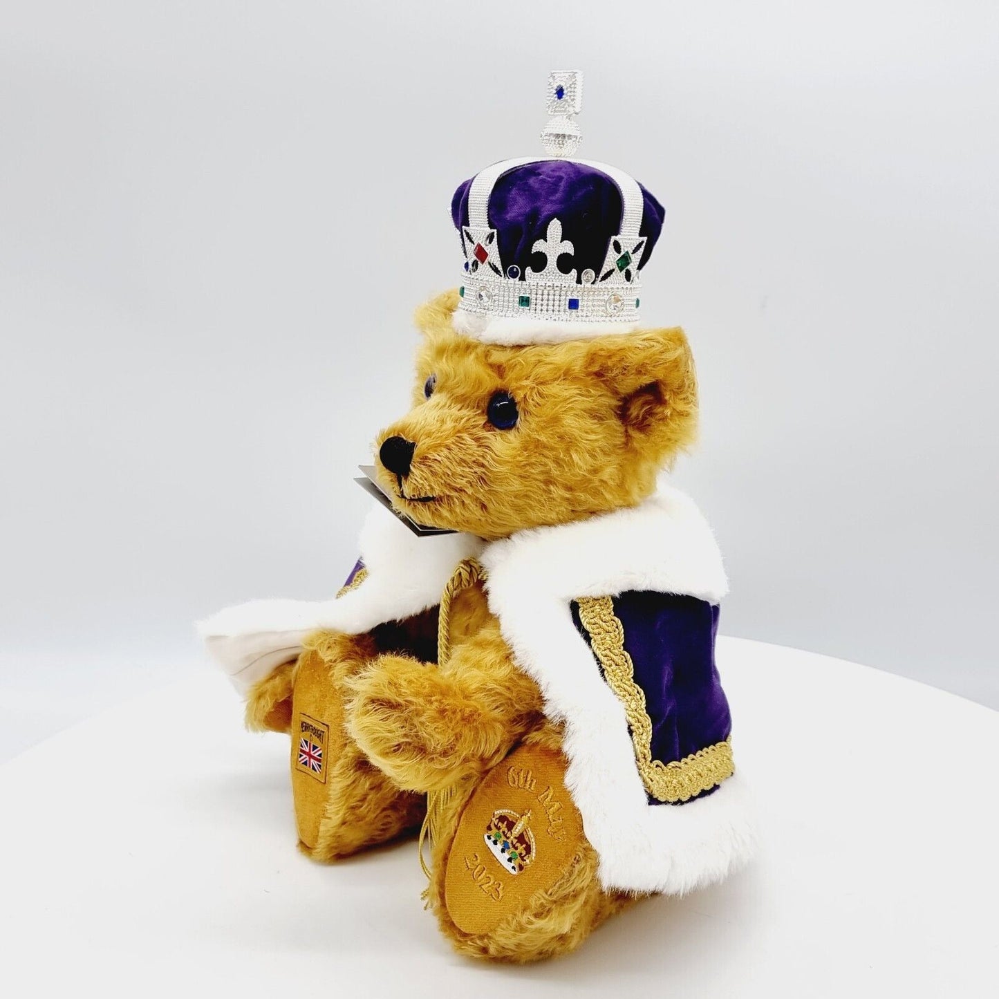 Merrythought Teddybär King Charles III Coronation Bear limitiert 2023 36 cm