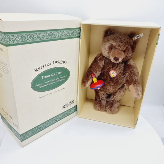 998935 Steiff Teddybär 1966 Replika 1996/97 41 cm caramel limitiert Kippstimme