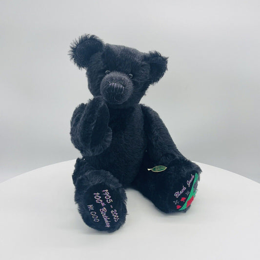 Hermann Coburg Teddybär Black Jack Werkmuster Nr. 000 41cm Mohair