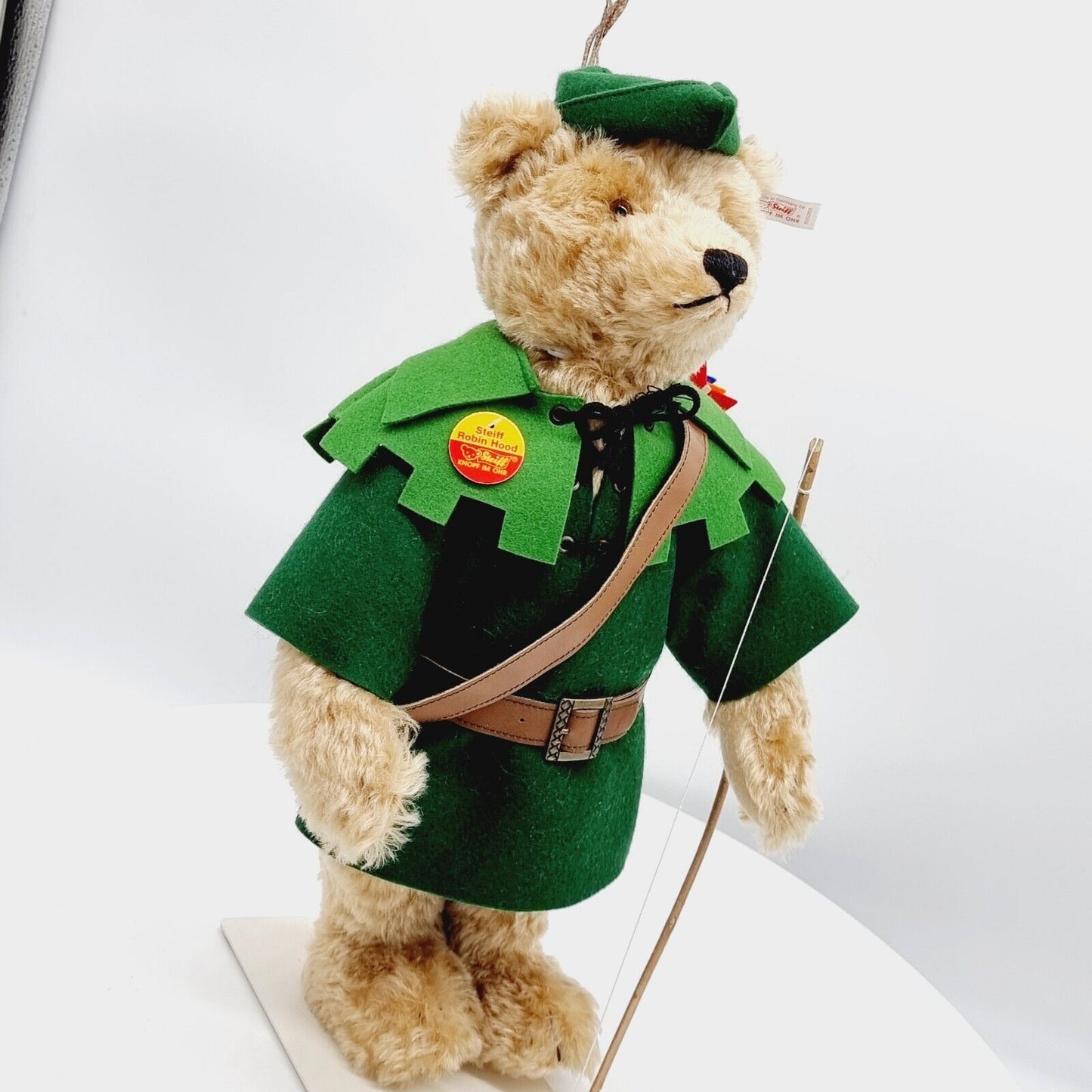 Steiff 655203 Teddybär Robin Hood limitiert 1500 für Karstadt aus 1996 45 cm