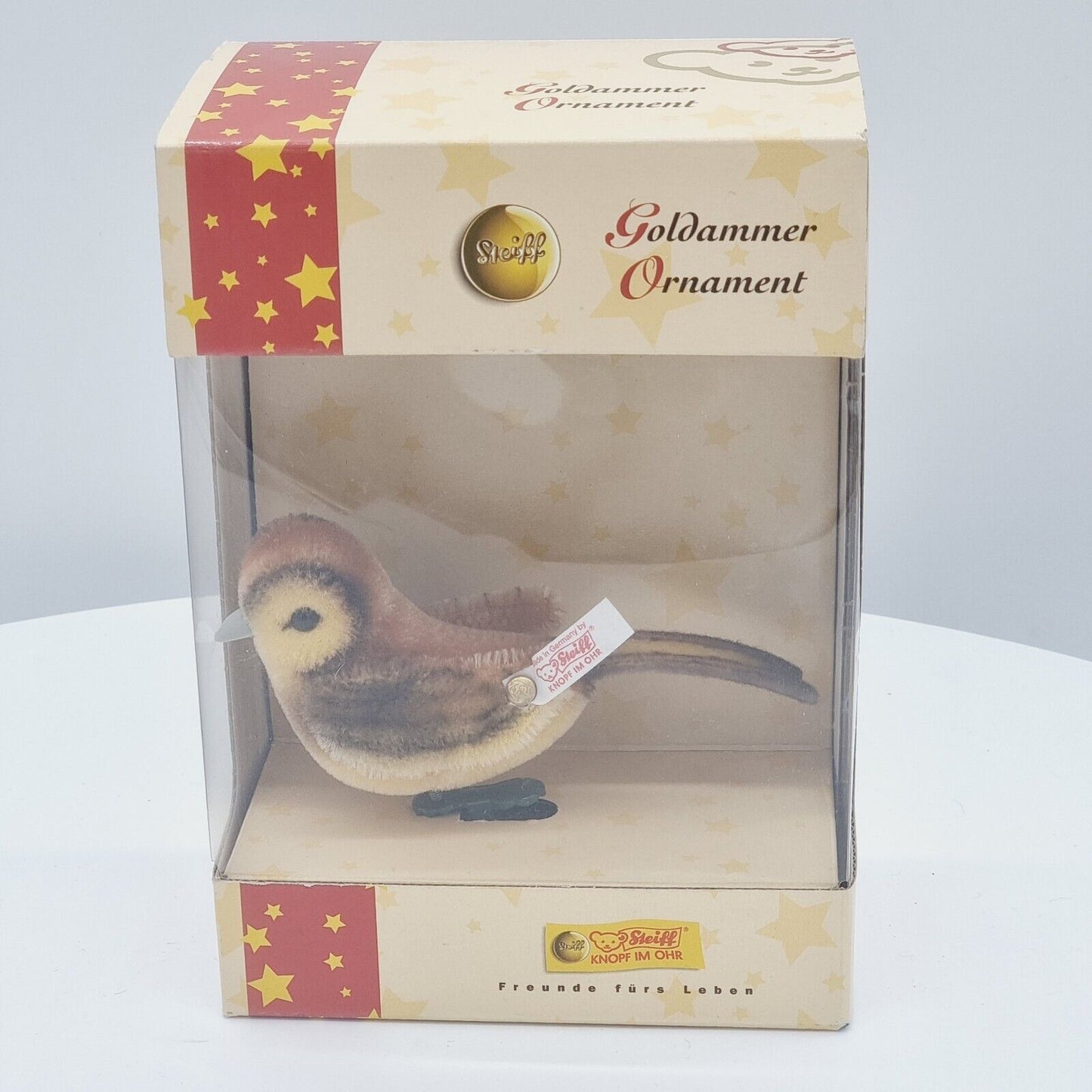 Steiff 037689 Goldammer Ornament Vogel 8 cm limitiert 5000 Jahr 2004