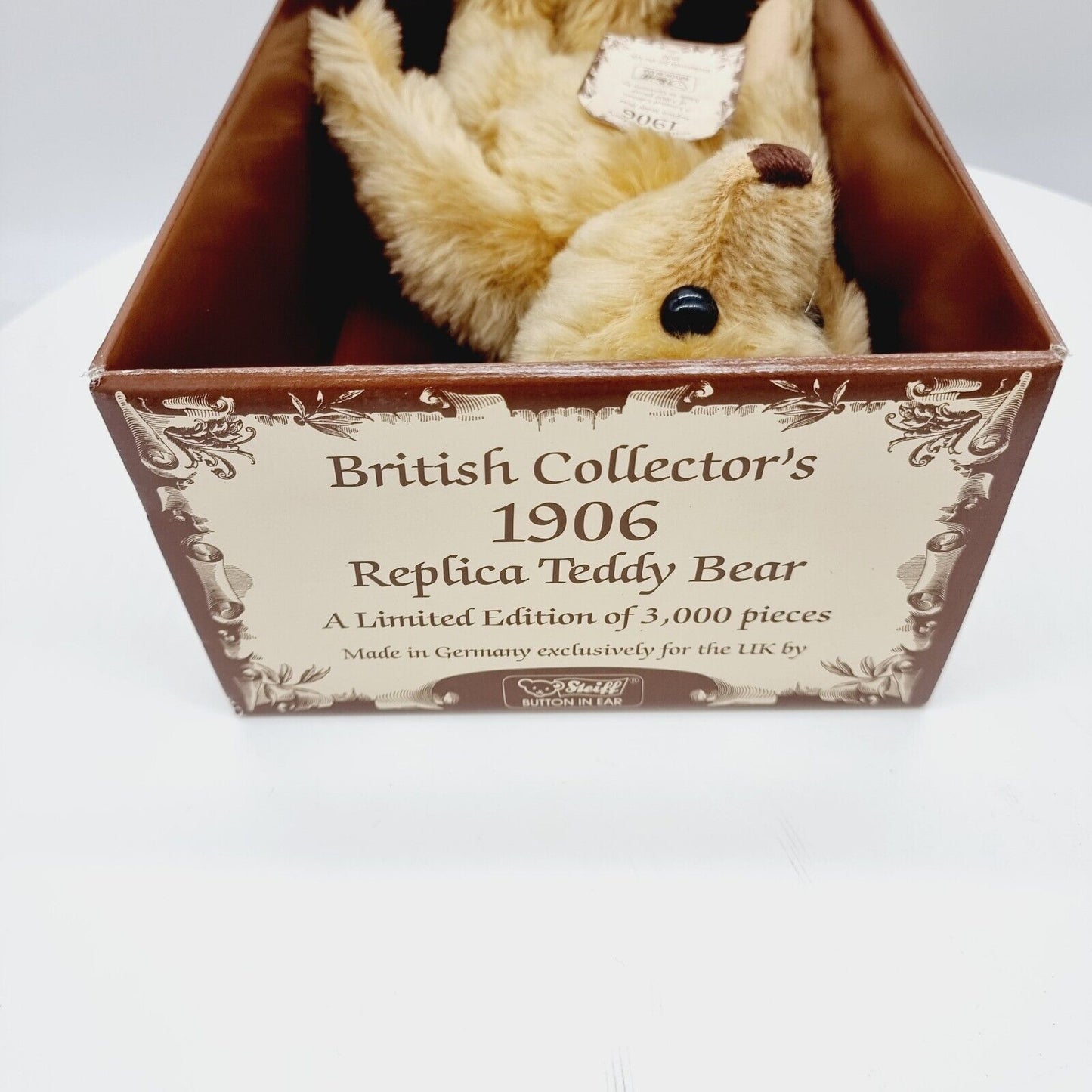 Steiff 406096 British Collectors 1906 Replica Teddybär 33 cm