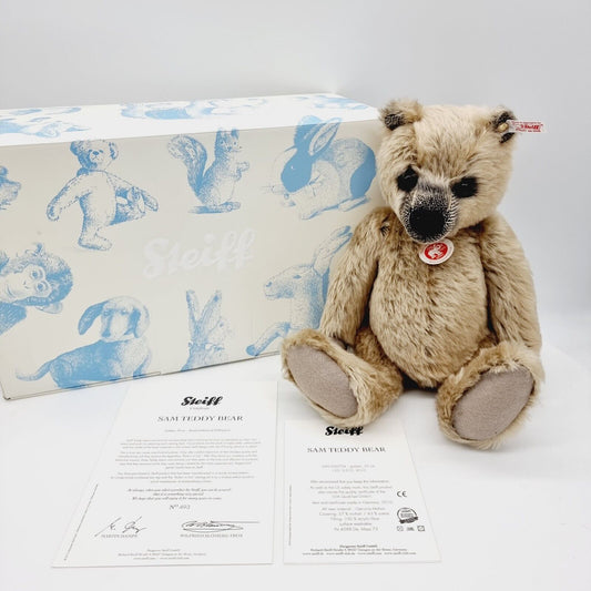 Steiff 036774 Sam Teddybär 35 cm limitierte Auflage Jahr 2010 gold