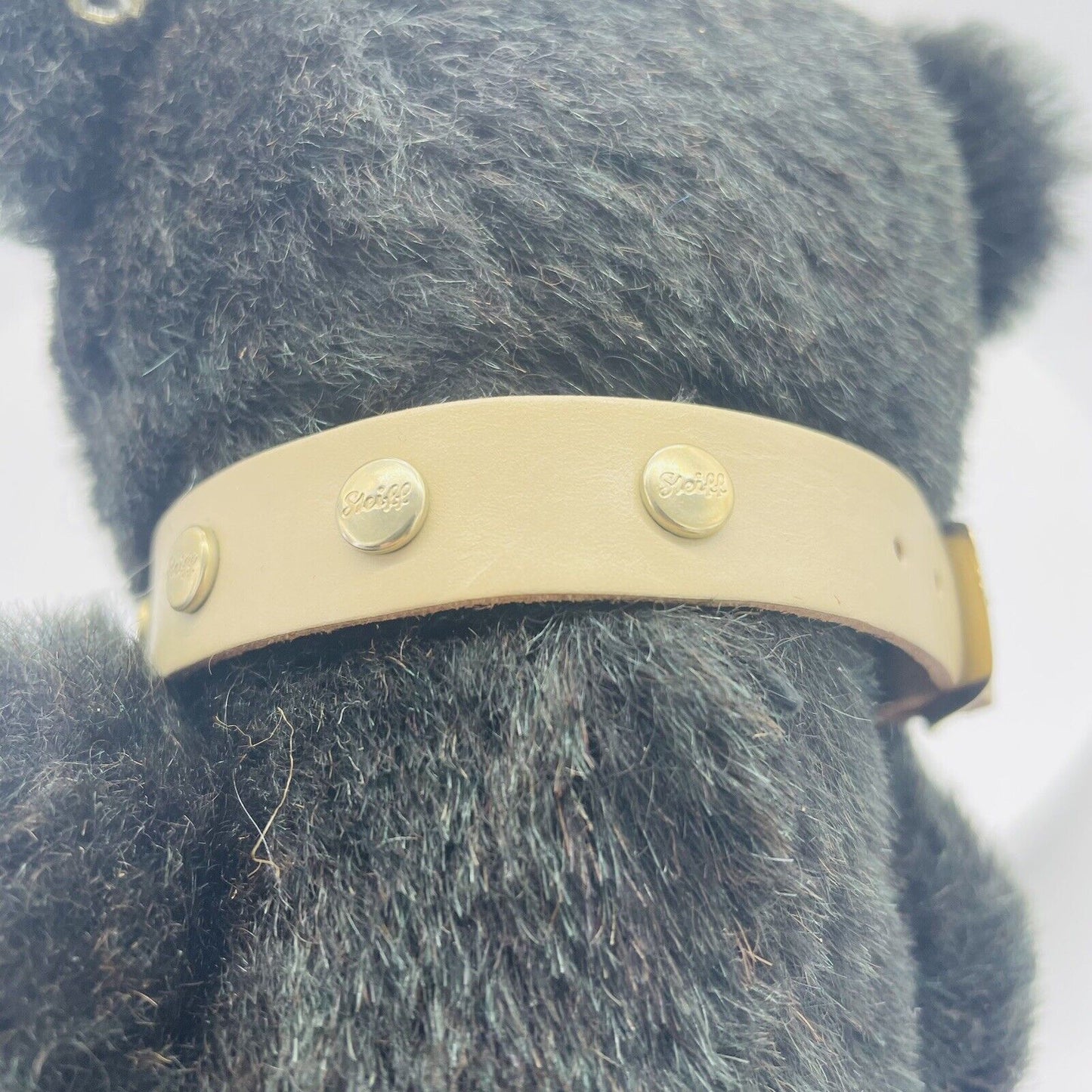 Steiff Teddybär mit Halsband 038365 limitiert 2008 aus 2008 32cm Mohair