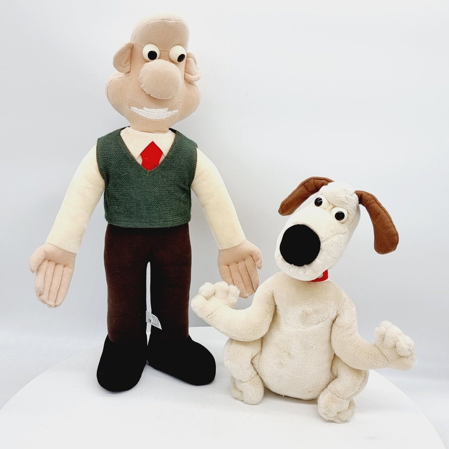 Merrythought Set Wallace and Gromit 54 cm und 32 cm