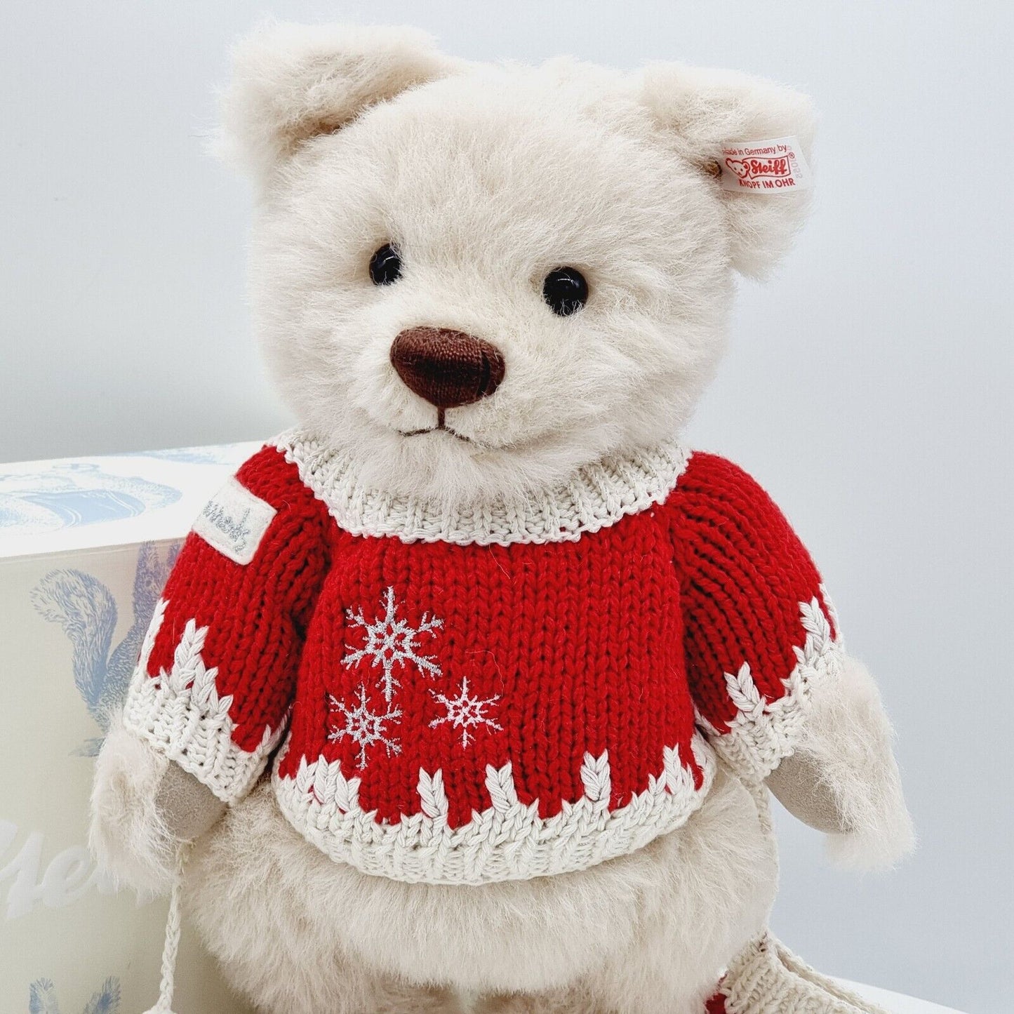 Steiff 663055 Teddybär Oscar für Harrods limitiert 1500 aus 2008 Alpaca  32 cm