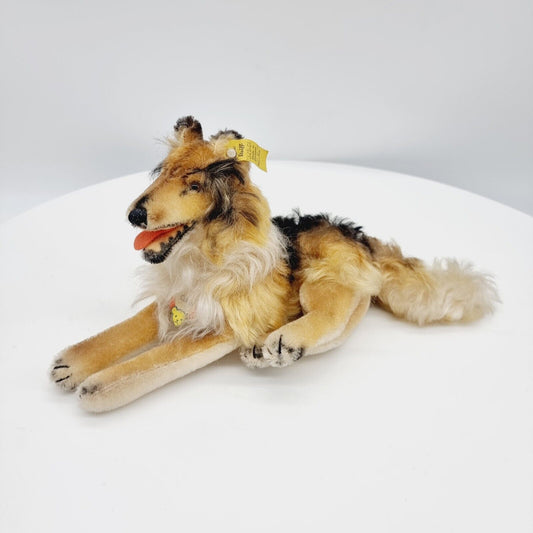 Steiff 2325,00 Collie Hund 25 cm 1960 - 1964 liegend