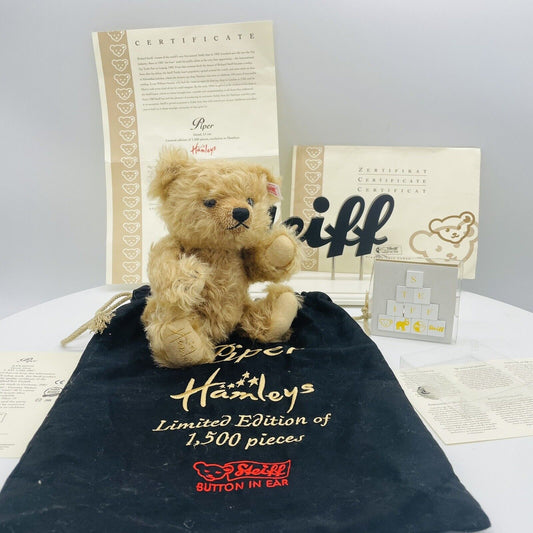 Steiff Piper 662553 für Hamleys limitiert 1500 aus 2007 21cm Mohair