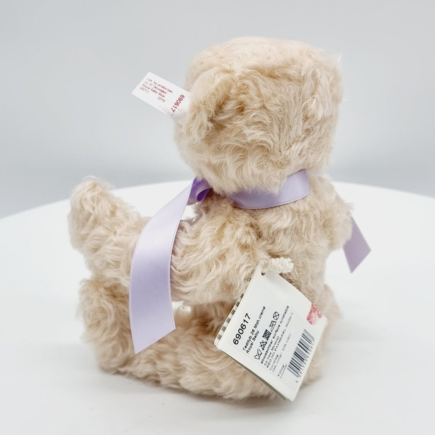 Steiff 690617 Teddybär Royal Baby Louis Zeitlimitierung aus 2018 26 cm Mohair