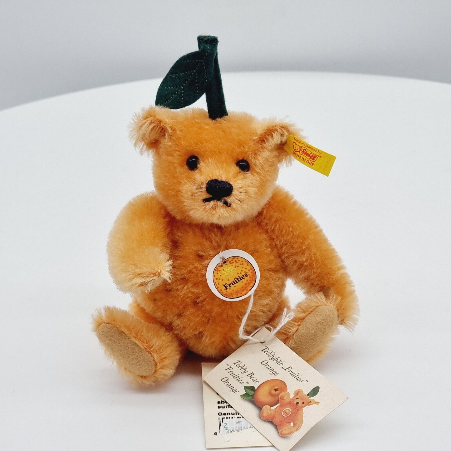 Steiff 028052 Fruities Teddybär Orange 18 cm Früchtchen mit Etikett