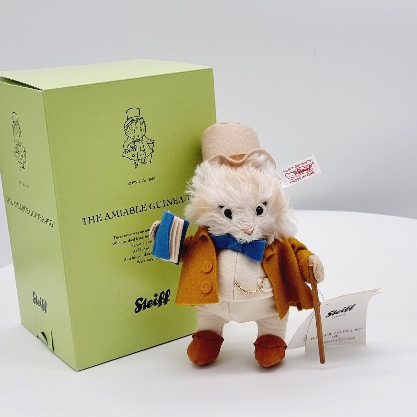 Steiff 663277 The Amiable Guinea Pig limitiert 1500 aus Beatrix Potter 18 cm