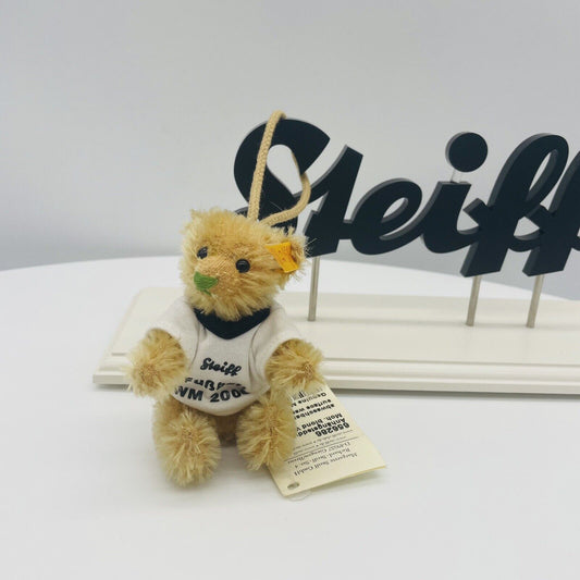 Steiff Teddybär Anhänger Fußball WM 2006 656286 8cm Mohair