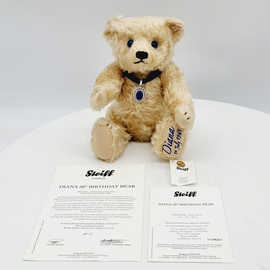 Steiff 663840 Teddybär Diana 50th Birthday limitiert 1961 aus 2011 30 cm Mohair