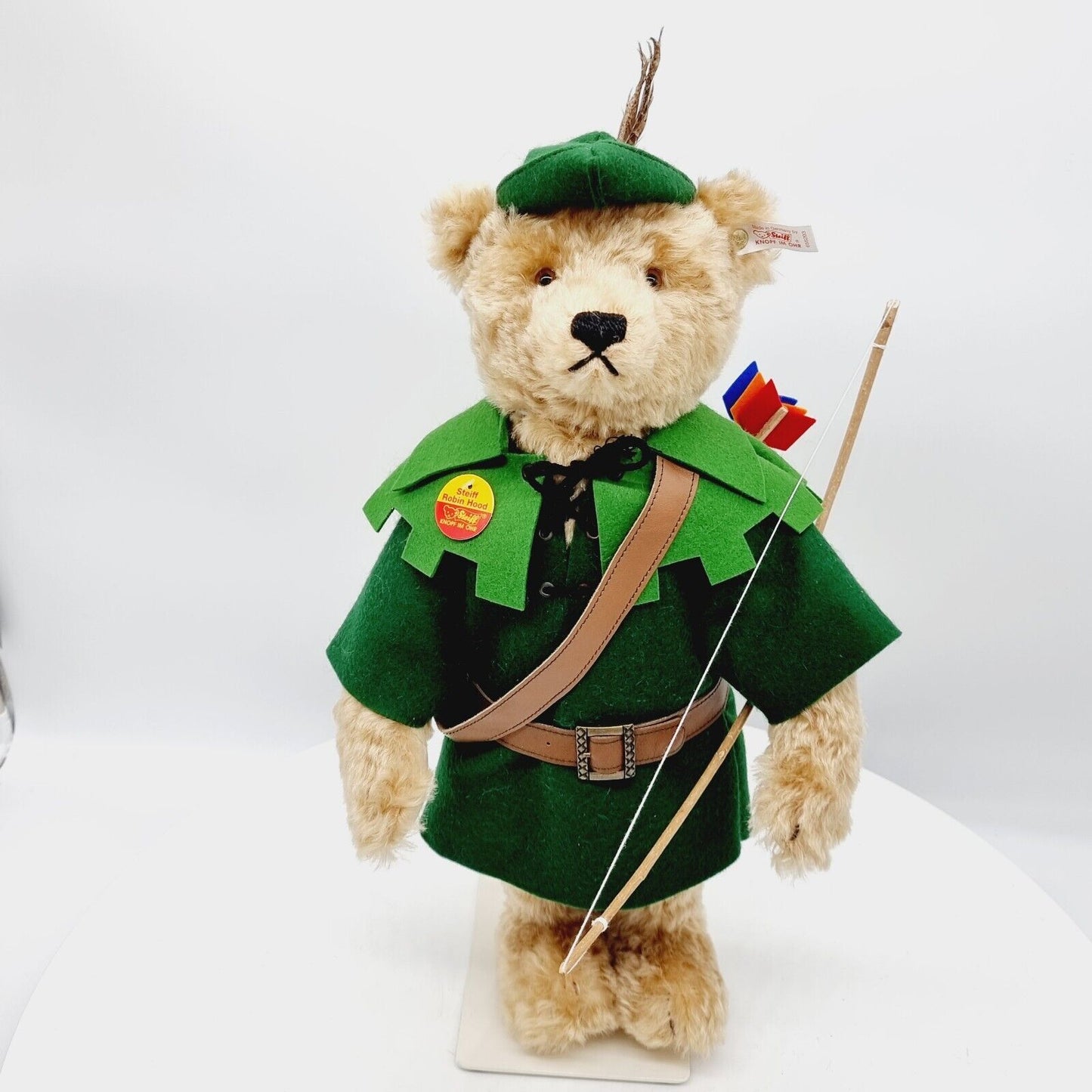 Steiff 655203 Teddybär Robin Hood limitiert 1500 für Karstadt aus 1996 45 cm